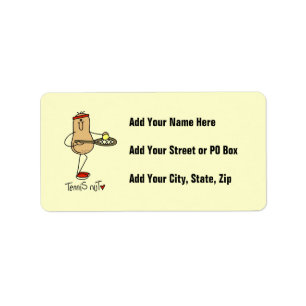 Tennis Nut T-shirts and GIfts Label