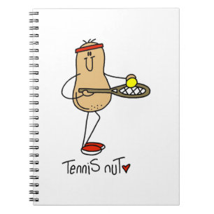 Tennis Nut T-shirts and GIfts Notebook