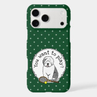 Tennis Old English Sheepdog (Grey 1) Dog Cute