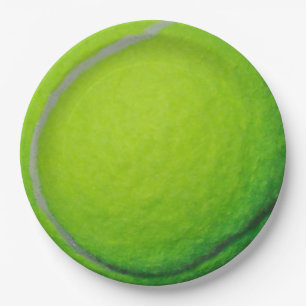 Tennis Paper Plate