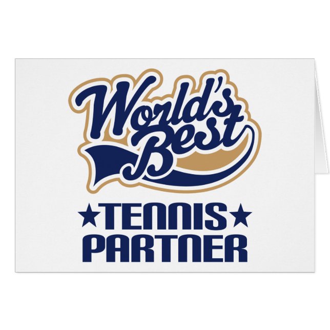 Tennis Partner Gift (Front Horizontal)