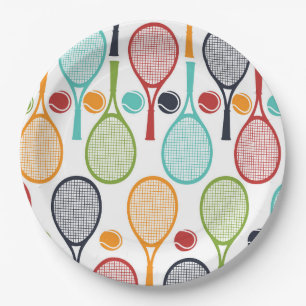 Tennis Party Supplies Tennis Decorations Paper Plate