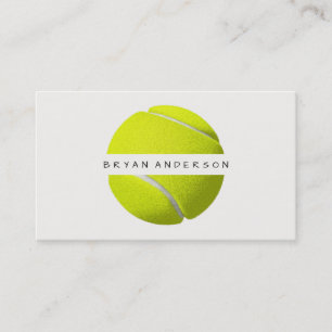 Tennis - Personal Business Card