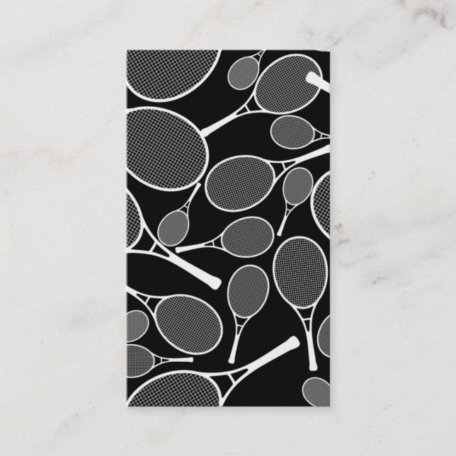 Tennis - Personal Business Card (Front)