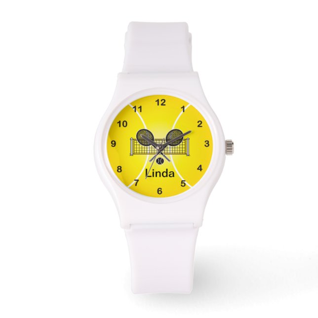 Tennis | Personalise  Watch (Front)