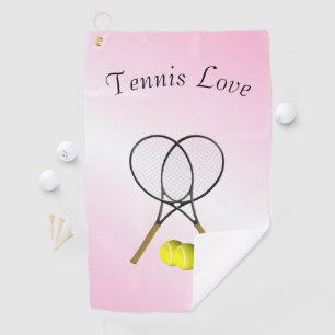 Tennis Pink Sports Golf Towel