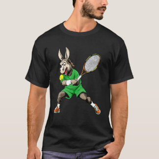 Tennis Player Donkey T-Shirt