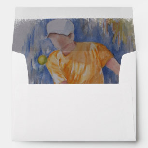 TENNIS PLAYER ENVELOPE