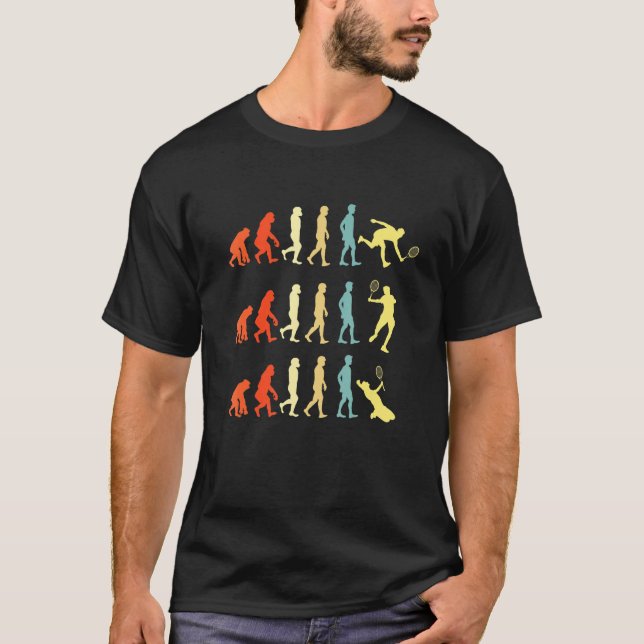 Tennis Player Evolution T-Shirt (Front)