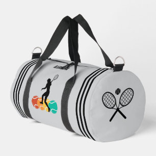 Tennis Player Girl, Birthday Gift, Team Duffle Bag