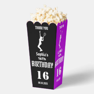Tennis Player Girl, Birthday Girl Favour Box