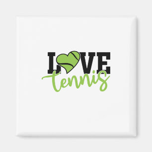 Tennis Player Love Tennis Magnet