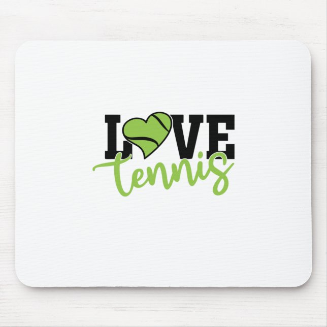 Tennis Player | Love Tennis Mouse Pad (Front)