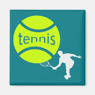 Tennis player magnet