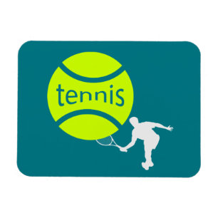 Tennis player magnet