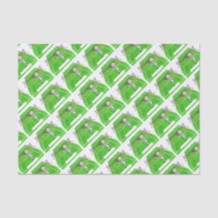 Tennis Player, Male - Personalised Cartoon Tissue Paper