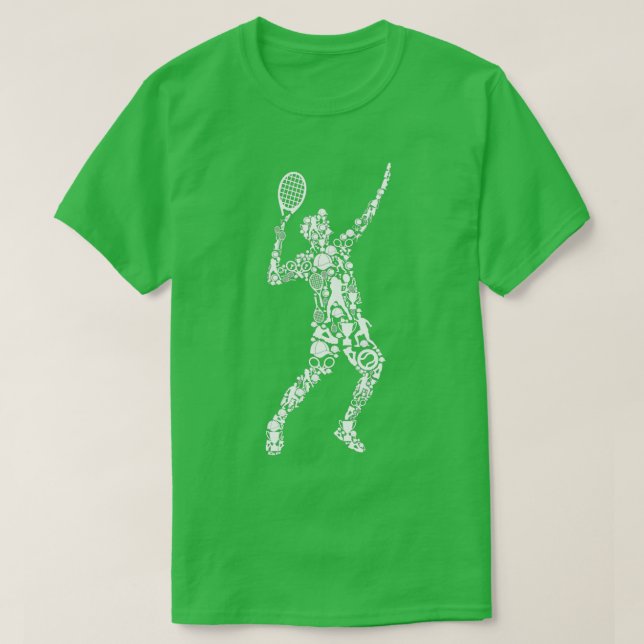 Tennis Player Men Boys Youth Kids  T-Shirt (Design Front)