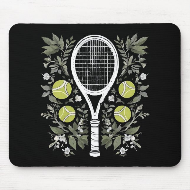 Tennis Player Mouse Pad (Front)