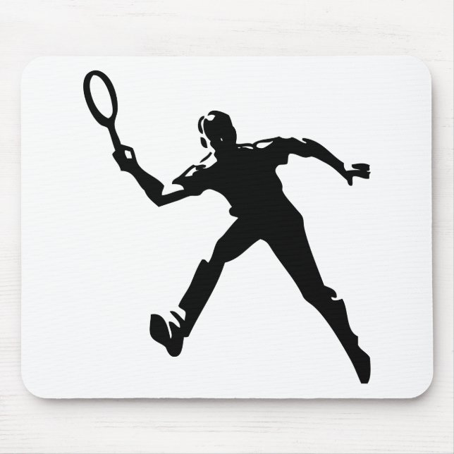 Tennis Player Mouse Pad (Front)