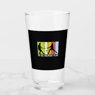 Tennis Player My Retirement Plan Tennis Glass
