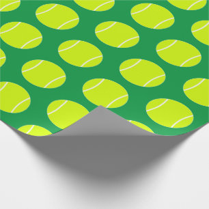 Tennis Player or Coach Tennis Balls & Colour Wrapping Paper