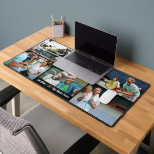 Tennis Player Personalise Images Tennis Ball Desk Mat