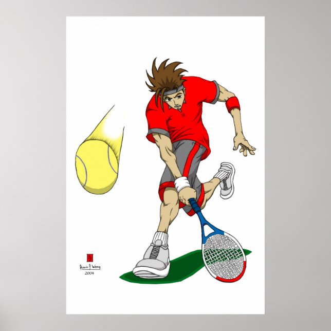 Tennis Player Poster (Front)
