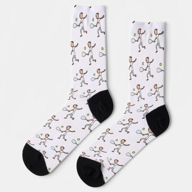 Tennis Player Socks (Left)