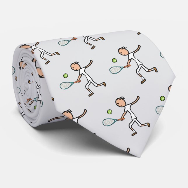 Tennis Player Tie (Rolled)
