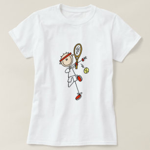 Tennis Player with Racquet Tshirts and Gifts