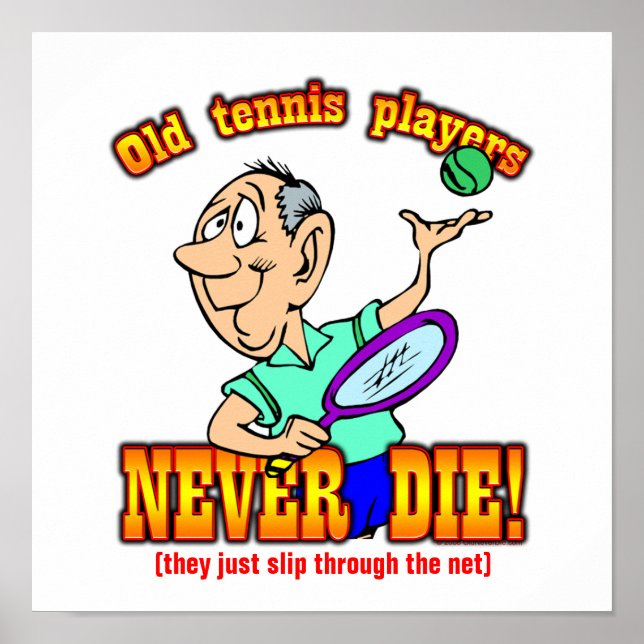 Tennis Players Poster (Front)