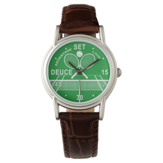 Tennis Players, Tennis Court Watch (Front)