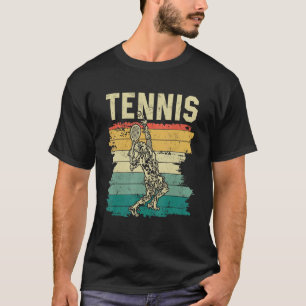 Tennis Players Vintage Court Sports Fanatic T-Shirt