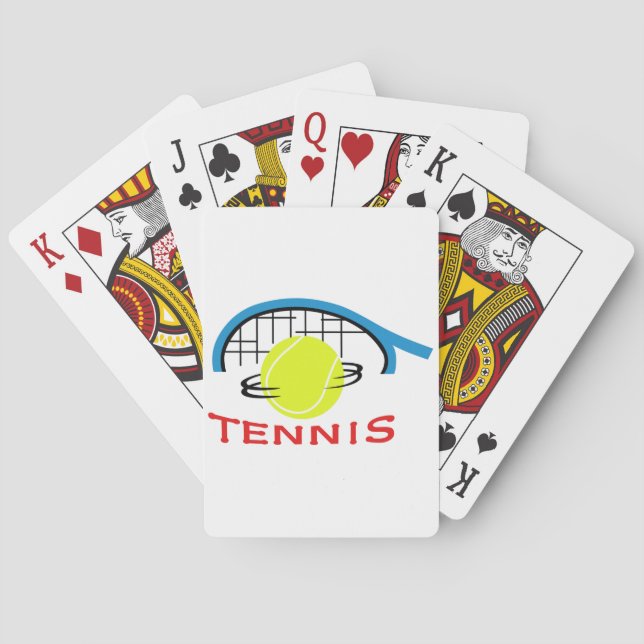 Tennis Playing Cards (Back)