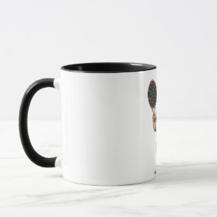 Tennis Playing Santa Xmas Tennis Sport Christmas Mug