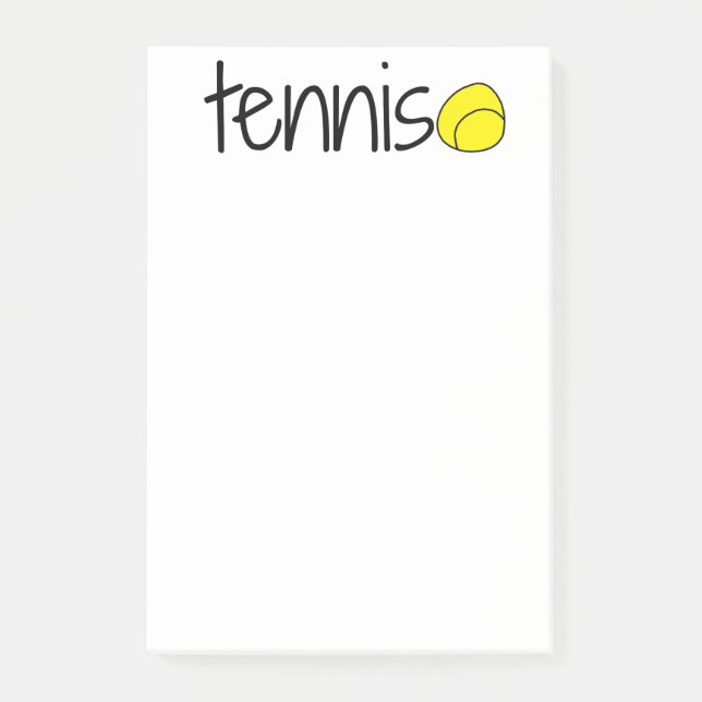 Tennis Post It Notes (Front)