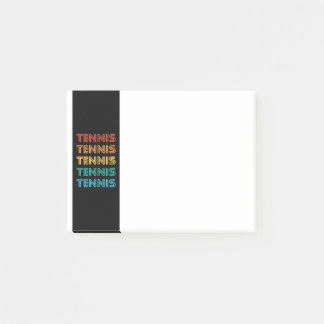 Tennis post-it notes