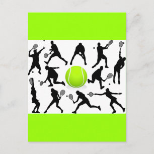 tennis postcard