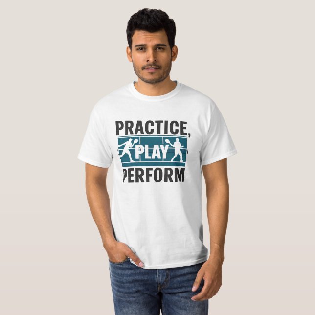 Tennis - Practice play perform T-Shirt (Front Full)