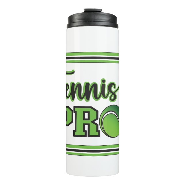 Tennis Professional Thermal Tumbler (Front)