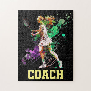 Tennis Puzzles for Woman Coach