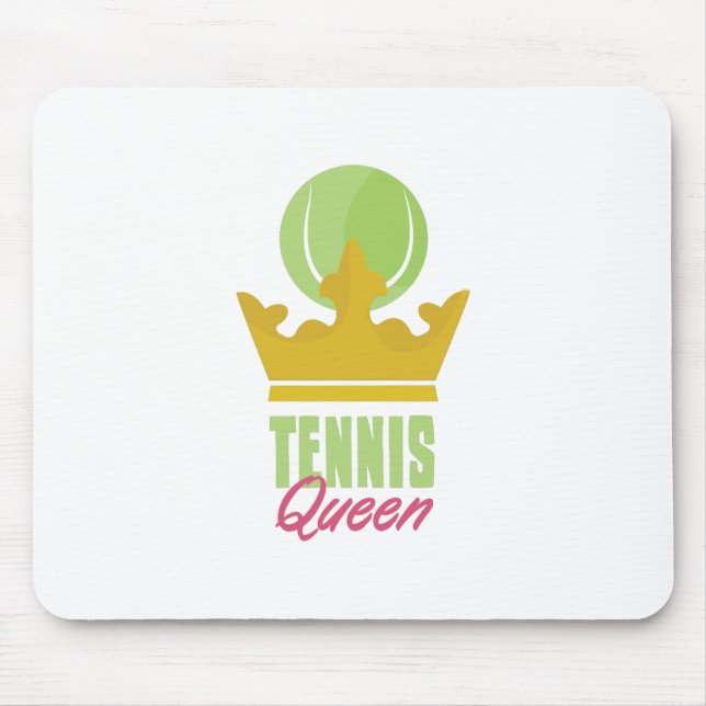 Tennis Queen Mouse Pad (Front)