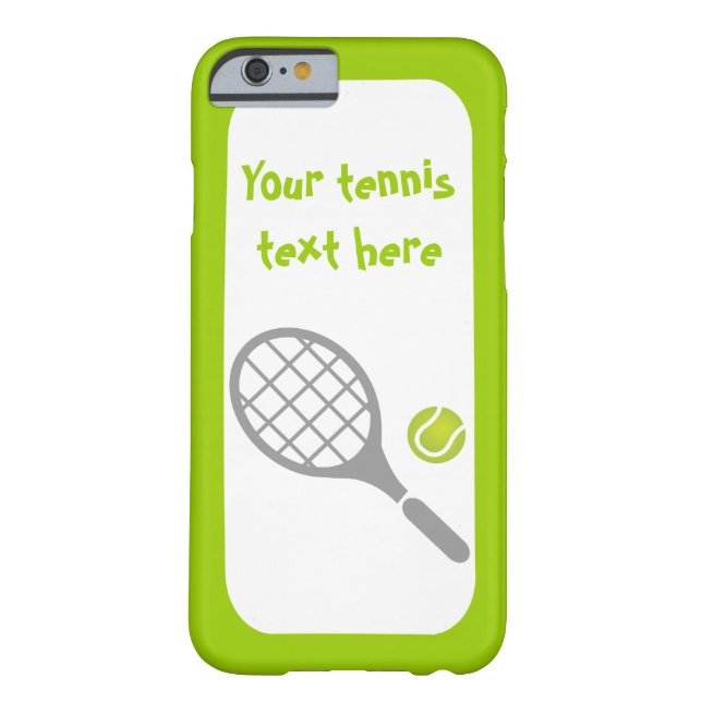 Tennis racket and ball custom Case-Mate iPhone case (Back)