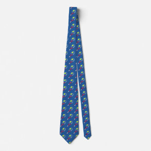 Tennis racket and tennis ball tie