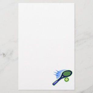 Tennis Racket & Ball Stationery