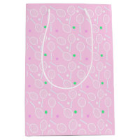 Tennis Racket Pattern Pink  
