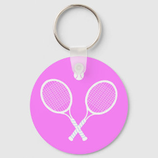 Tennis Rackets and Ball    Key Ring