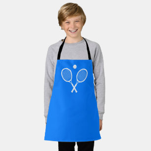 Tennis Rackets and Ball Kids Hobby Blue Apron