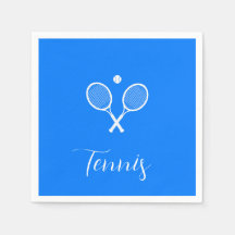 Tennis Rackets and Ball Ultramarine Blue