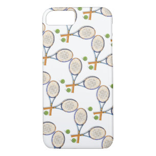 Tennis rackets and balls custom Case-Mate iPhone case